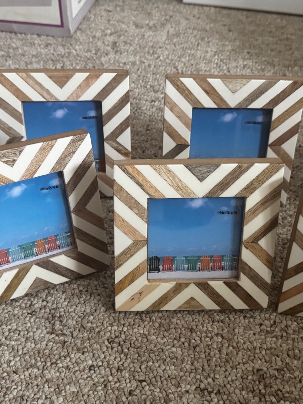 Opalhouse x Target Chevron wood frames